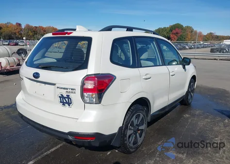 2017 Subaru Forester 2.5I z USA, uszkodzony, nr VIN JF2SJABC0HH534309